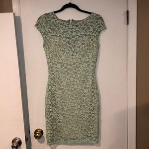 Baby Blue Lace Dress